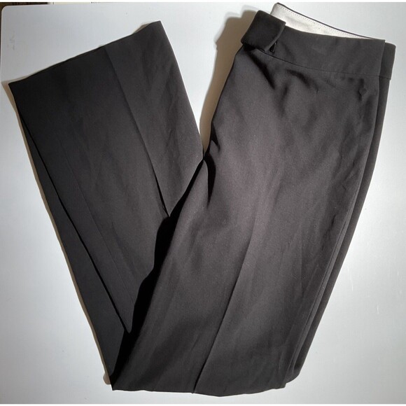 Elie Tahari Pants Womens Flare Leg Classic Stretch Zip Black, Waist:  31” - Picture 12 of 14